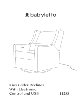 Babyletto Kiwi Electronic Recliner and Swivel Glider Manual do usuário