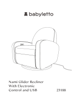 Babyletto Nami Electronic Recliner and Swivel Glider Recliner Manual do usuário