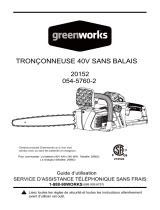 Greenworks 20152 Manual do proprietário