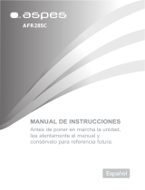 Aspes SR855500ECX Manual do proprietário