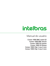 Intelbras CONEX 1000 BNC BORNE Manual do usuário