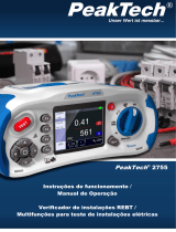 PeakTech P 2755 Manual do proprietário