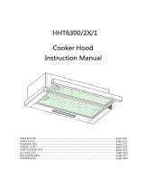 Hoover HHT6300-2X-1 Cooker Hood Manual do usuário