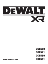 DeWalt DCE560D1 Manual do usuário