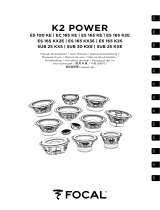 Focal SUB 30 KXE Manual do usuário