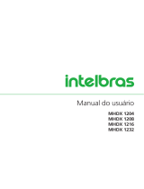 Intelbras MHDX 1208 Manual do usuário
