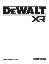 DeWalt DCMPS520N Manual do usuário