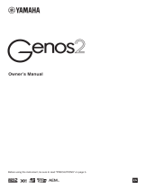 Yamaha Genos2 Manual do proprietário
