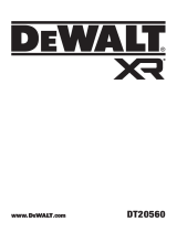 DeWalt DT20560-QZ Manual do usuário