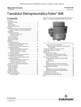 Fisher Transdutor Eletropneumático 846 (846 Electrol-Pneumatic Transducers) Manual do usuário
