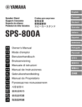 Yamaha SPS-800A Manual do proprietário