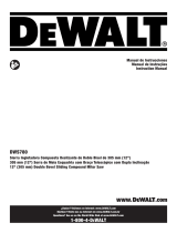 DeWalt DWS780 Manual do usuário