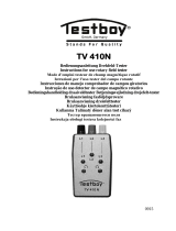 TESTBOY TV 410 Manual do usuário