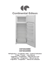 CONTINENTAL EDISON CEF2D240WE Manual do usuário