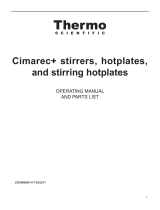 Thermo Fisher Scientific Cimarec+ Hotplates-Stirrers Manual do proprietário