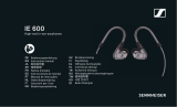 Sennheiser IE 600 High-End In-Ear Earphones Manual do usuário