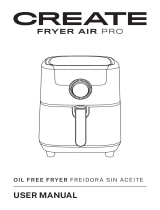 Create FRYER AIR PRO Manual do proprietário