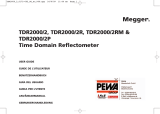 Megger ME-TDR2K2R Manual do proprietário