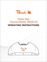 Peach PB200-50 Manual do proprietário
