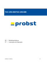probst TAS-UNI-450 Manual do usuário