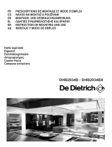 De Dietrich DHB2934BX-01 Manual do proprietário
