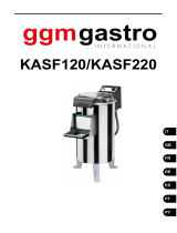 GGM Gastro KASF120 Manual do proprietário