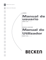 Becken MAQ LAVAR ROUPA VWM712LEDVDEA Manual do proprietário