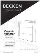 Becken BTE2675 Emissor termico Manual do proprietário