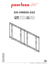 Peerless DS-VW655-2X2 Guia de instalação