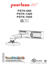 Peerless PSTK-1200 Guia de instalação