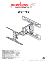 Peerless WSP756 Guia de instalação