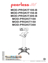 Peerless MOD-PRGKIT300 Manual do usuário