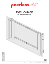 PEERLESS-AV EWL-OH46F Guia de instalação