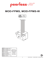 Peerless MOD-FPMS-W Guia de instalação
