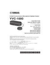 Yamaha YVC-1000 Guia rápido