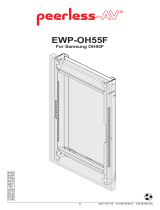Peerless EWP-OH55F Guia de instalação