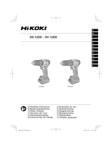 Hikoki DV 12DA Manual do usuário