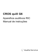 AUDIOSERVICE CROS quiX G6 Guia de usuario