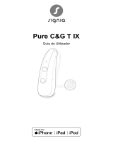 Signia Pure C&G T 3IX Guia de usuario