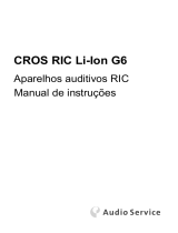 AUDIOSERVICE CROS RIC Li-Ion G6 Guia de usuario