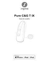 Signia Pure C&G T 3IX Guia de usuario