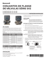 Honeywell Conjuntos de flange de válvulas Série SV2 Instruções de operação