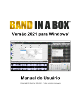 PG Music Band-in-a-Box 2021 for Windows Guia de usuario