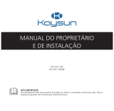 Kaysun Individual Wired Controller KCT-04.1 SPS / KCT-04 SPS WF Manual do usuário