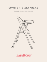 BabyBjorn High Chair Manual do proprietário