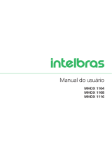 Intelbras MHDX 1108 Manual do usuário