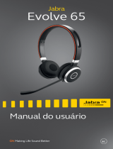 Jabra Evolve 65 SE - UC Stereo Manual do usuário