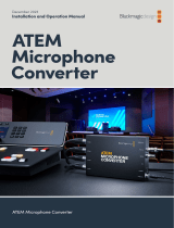 Blackmagic ATEM Microphone Converter  Manual do usuário