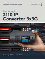 Blackmagic 2110 IP Converter 3x3G  Manual do usuário