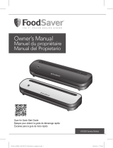FoodSaver VS1200 Series Space Saving Vacuum Sealer Manual do usuário